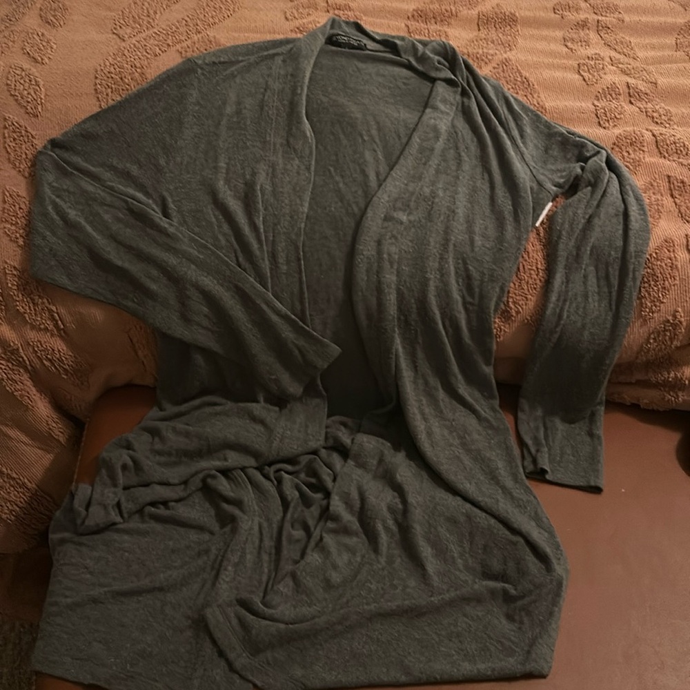 Beyond Yoga Duster.  Dark Grey.  Size Small. Oversized